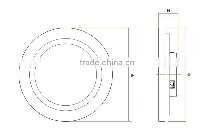 22W Dimmable RGB Single CCT LED Ceiling Light with Remote for Home