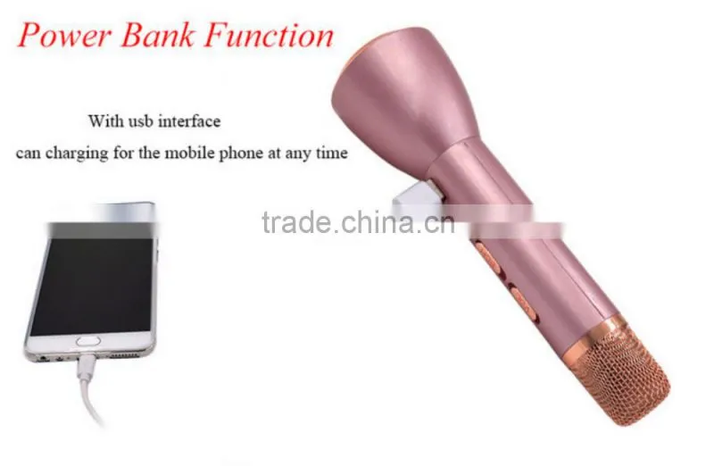 All-in-one Portable Home KTV Karaoke Player Wireless Microphone Speaker with Bluetooth