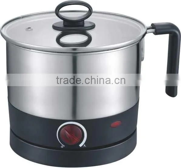 Thailand 1.2L 220V Electric Noodle Kettle Stainless Steel Electric Heating Cup Electric