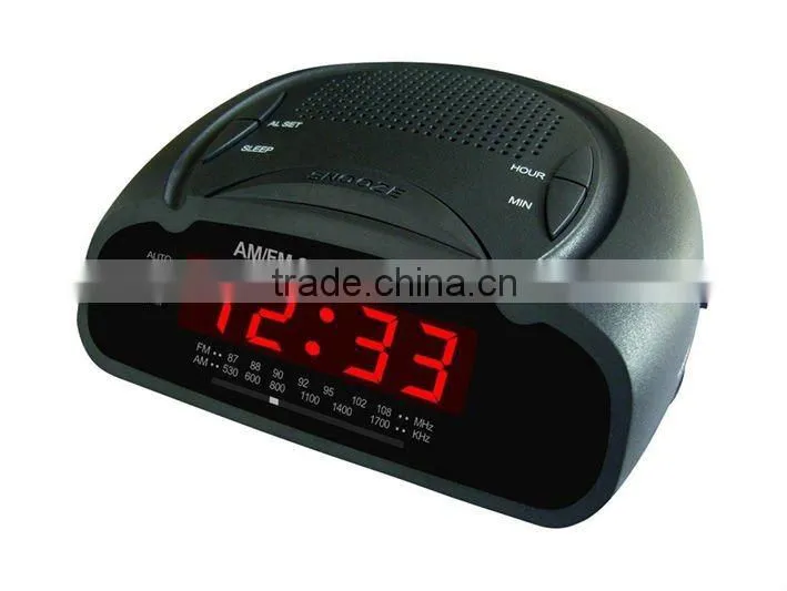 New item digital alarm clock radio AM/FM Led Clock Radio With Speaker