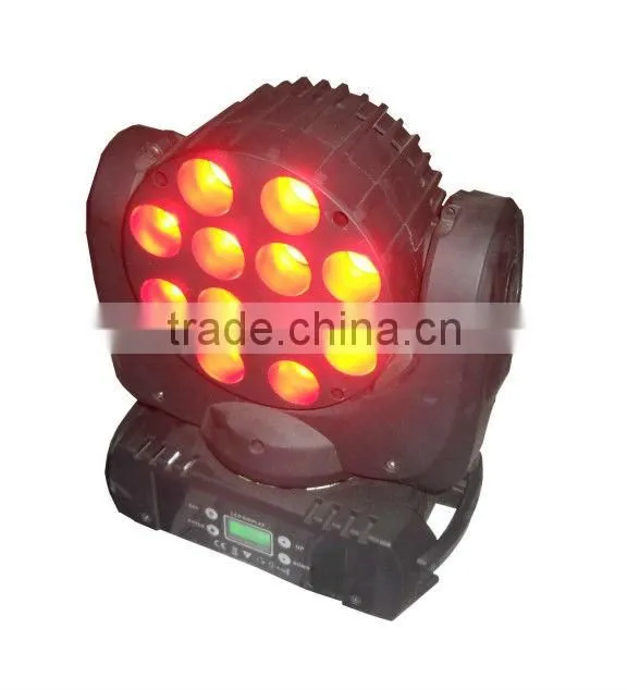 12x10w RGBW 4in1 DMX led mini moving head