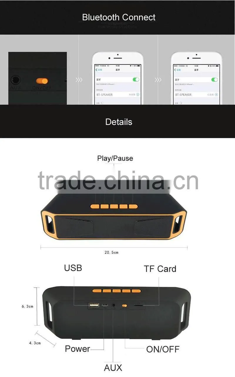 2016 led bluetooth speaker tablet stand and bluetooth speaker with led light