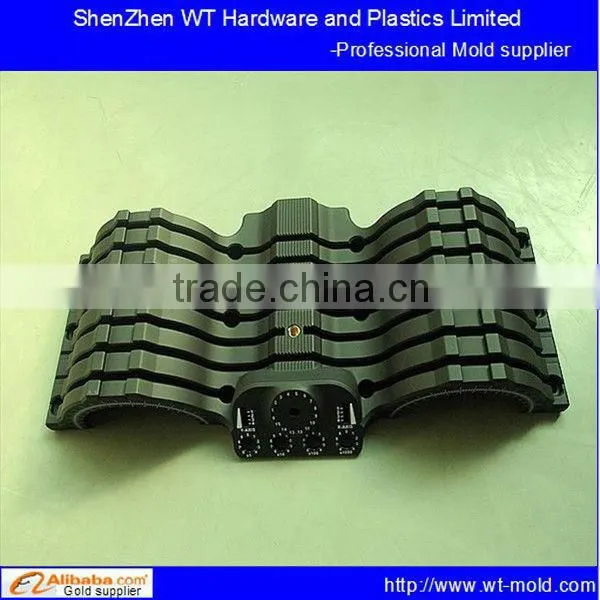 nylon+GF part injection molds for instrumentation accessories