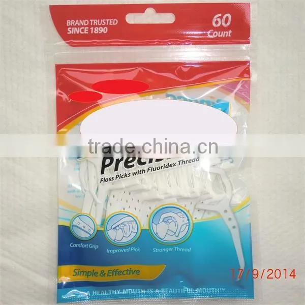 high quality dental floss toothpicks, disposable, but can be reusable over 10day, China supplier