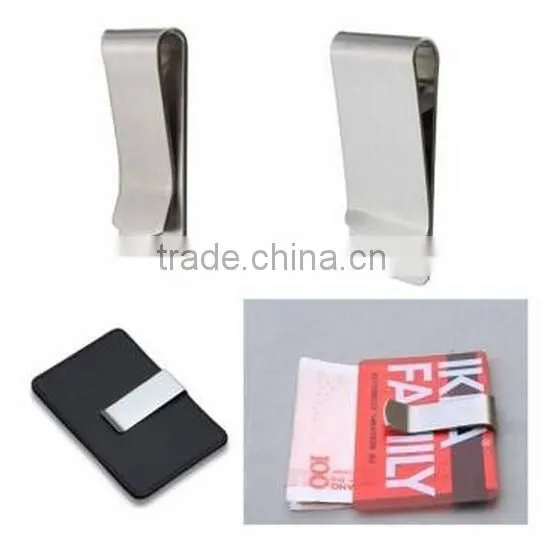 Stainless Steel Money Clip / Wallet Credit Card Holder / money clip with card holder