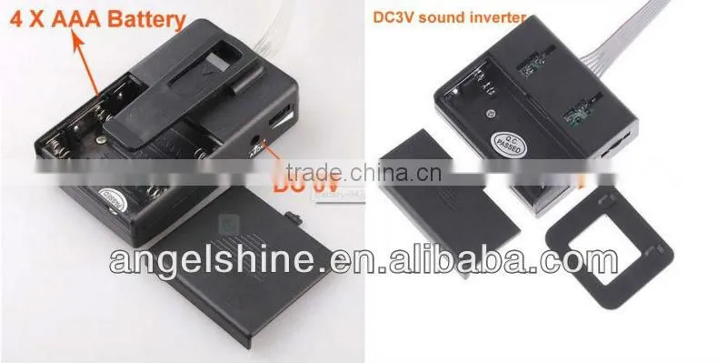 new-developed wireless sound active 3v el inverter for t-shirt