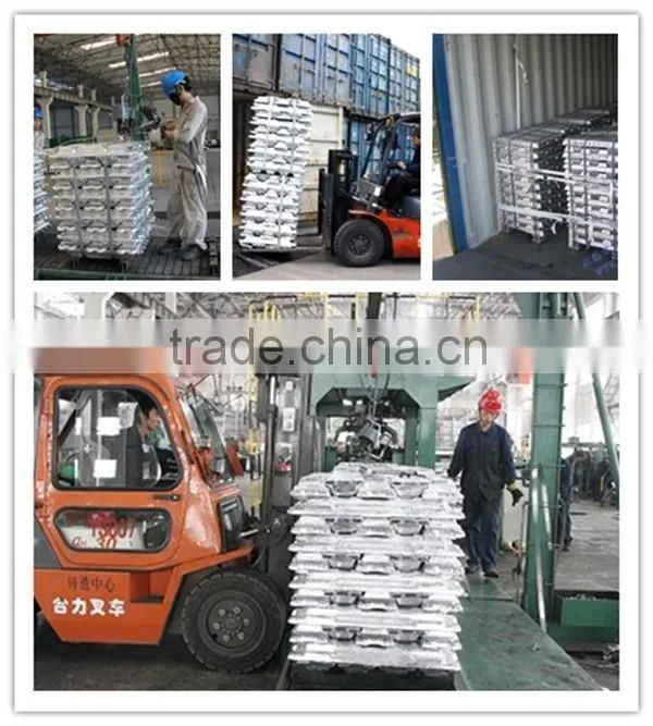 Manufacturer 99.7% Aluminum ingots Purity / ADC12 / ADC7