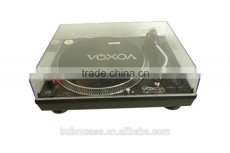 VOXOA T60 high torque direct drive motor DJ Turntable with switchable forward and reserve play mode