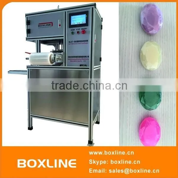 NLHT980 stretch film handmade soap packaging machine