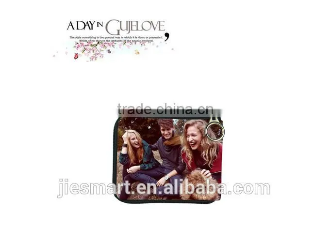 Wallet sublimation printing microfiber lady purse