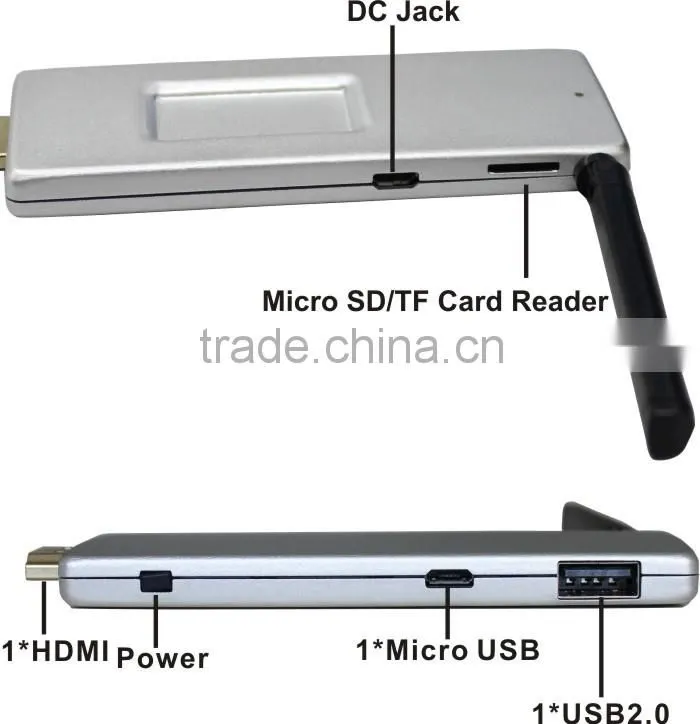 Ultra tiny pc stick, mini pc, tv stick with embeded windows 10 system, wifi, USB bluetooth 4.0, 2gb ddr3l 32gb flash hdmi