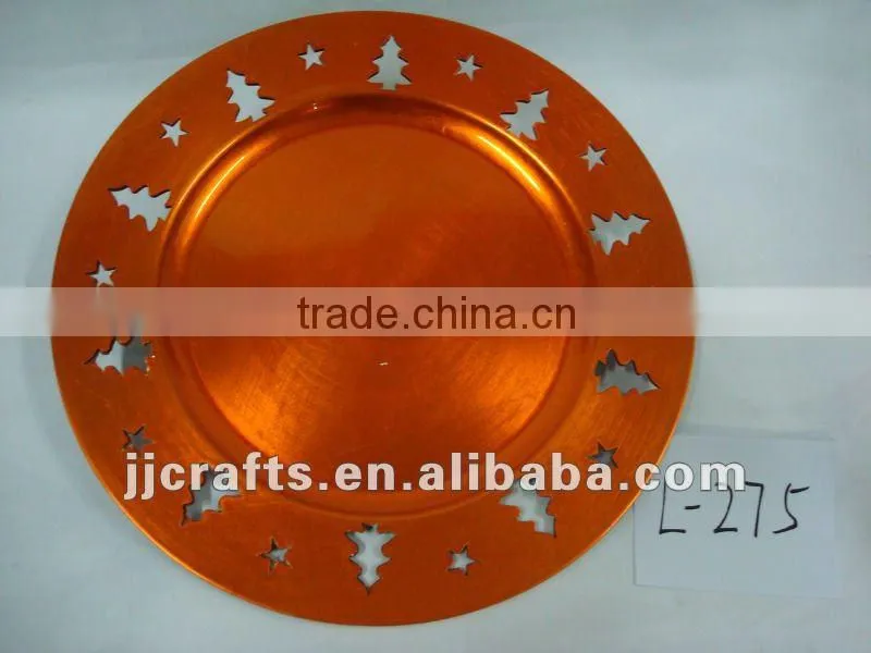 Christmas charger plate