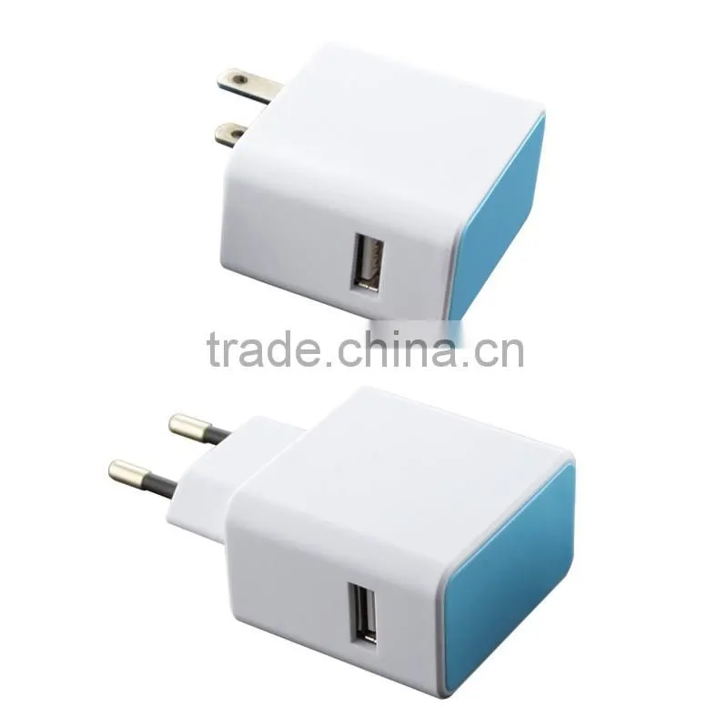 5V 1A Europe type high speed charging 2 pin Morocco USB charger