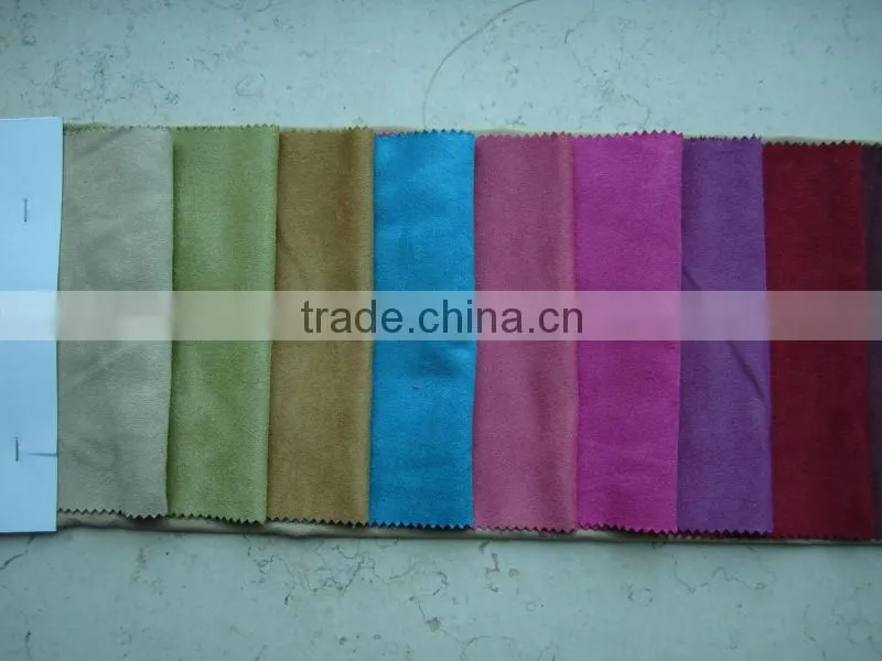 polyester suede fabric for sofa sofa material