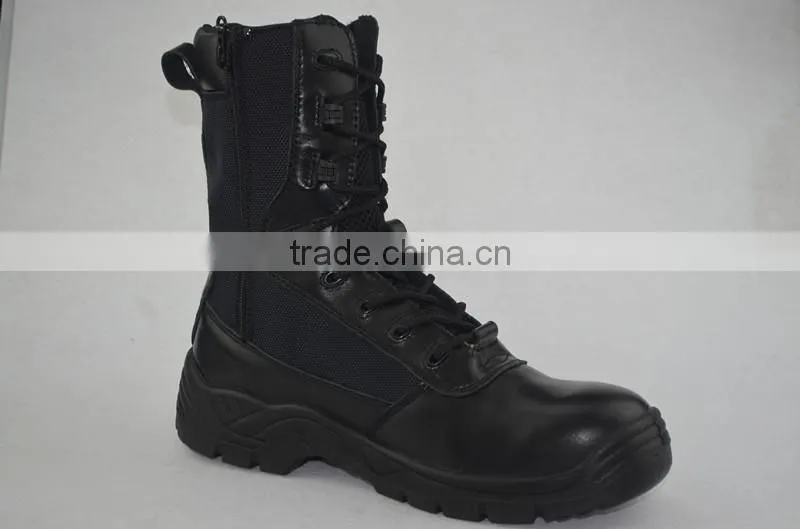 good quality genuine leather steel toe and plate safety footwear