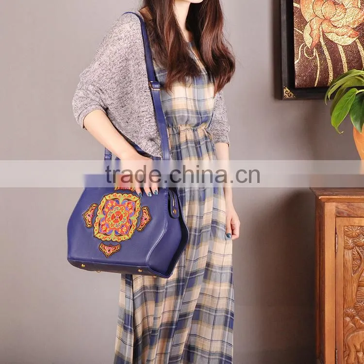 China embroidery original national handbag big bulk women handbag