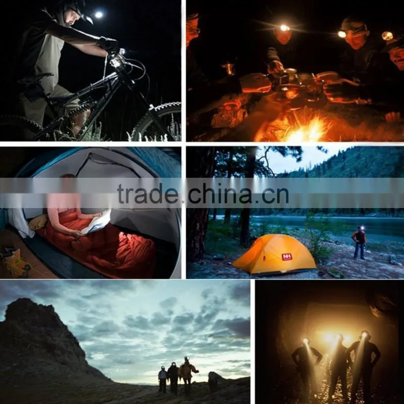 Super Bright 8 LEDs Headlamp 3 Mode Energy Saving Outdoor Sports Camping Fishing Head Lamp Flashlights