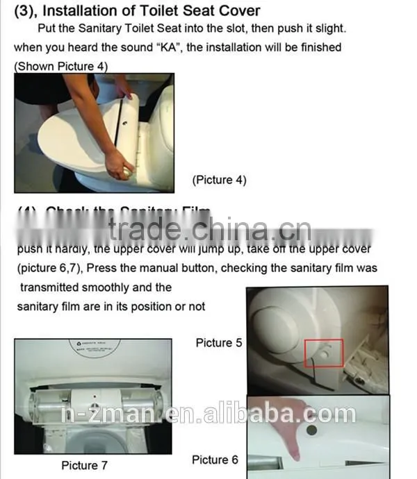 Electric Sensor Hygienic Toilet Seat Cover