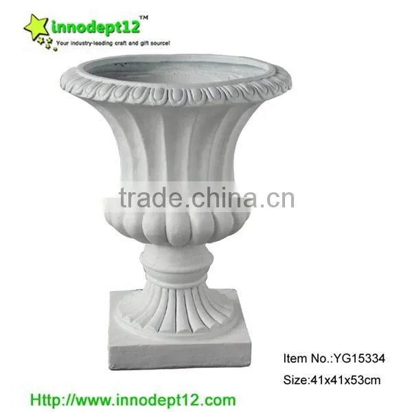 Attractive design Garden decoration flower pot, concret garden flower pot, square flower vase