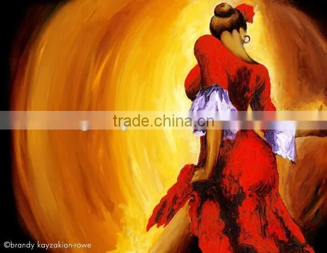 100% handmade high quality impressionist portrait painting dancers