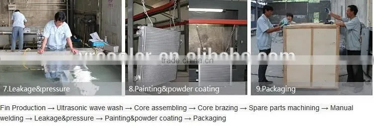 High quality VRcooler OEM Custom aluminum air compressor air water cooler