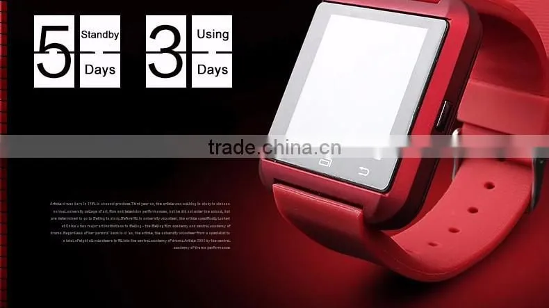 latest wrist watch mobile phone u8 smart bluetooth cheap smart watch