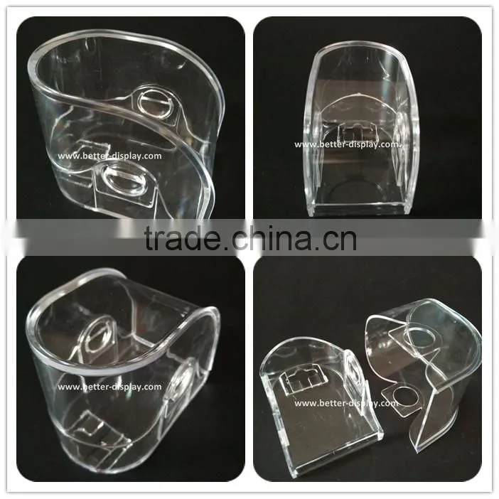 custom clear acrylic plastic luxury watch box gift box for watch