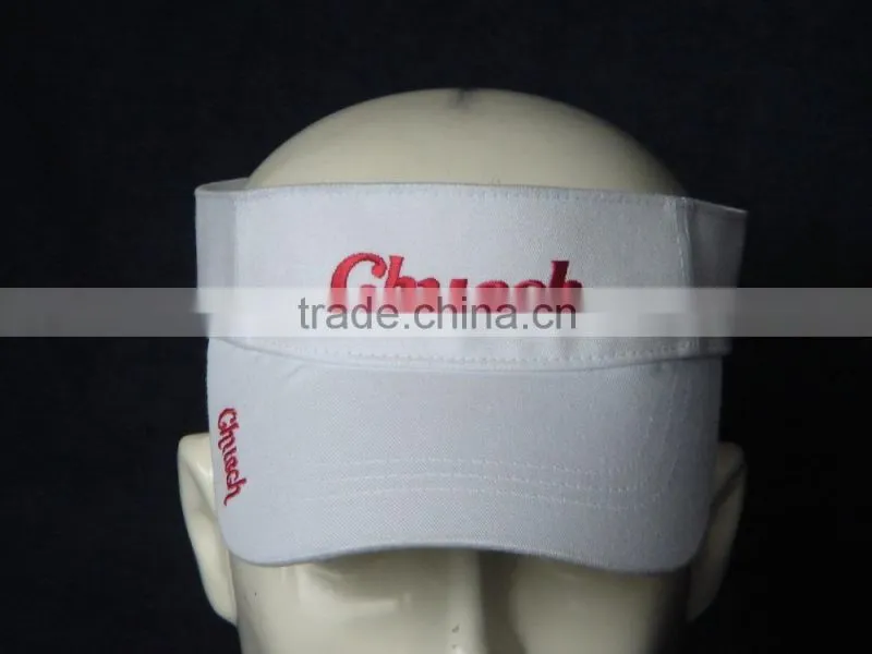 2015 cheap men's sports sun visor cap 100% cotton summer sun visor cap and hat