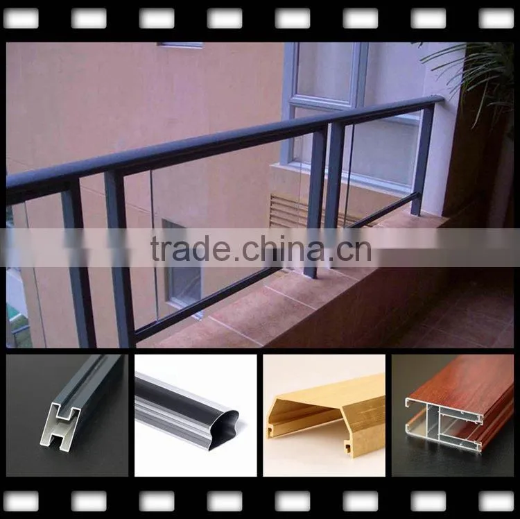Rail Aluminum Profiles with Super Quality and OEM Service