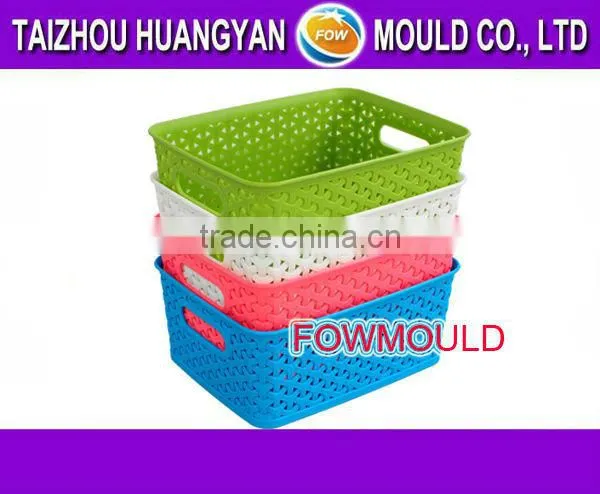 Household plastic basket mould
