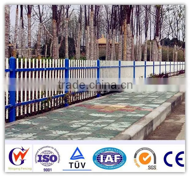 Factory supply galvanized steel electrostatic spraying municipal fence