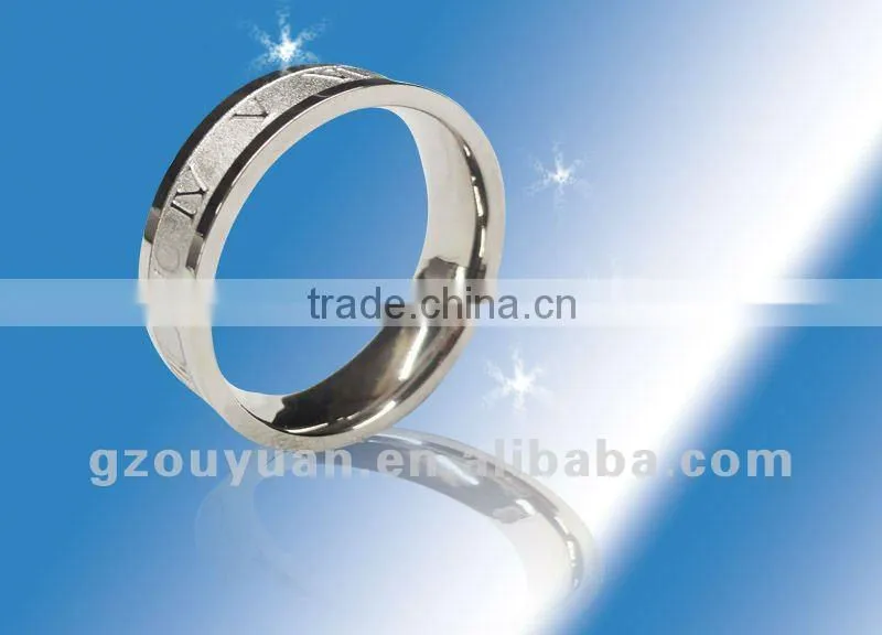 fashion wedding bands finger ring, titanium ring
