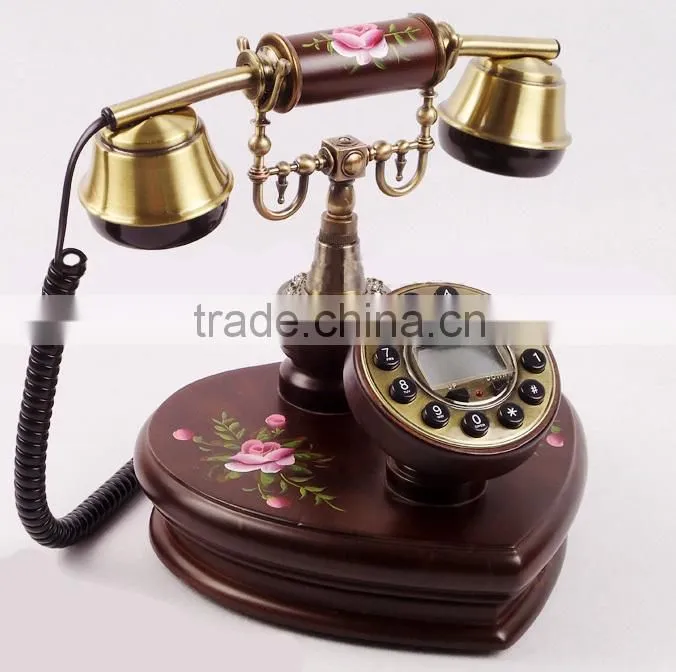2015 hotsales heart shaped vintage telephone