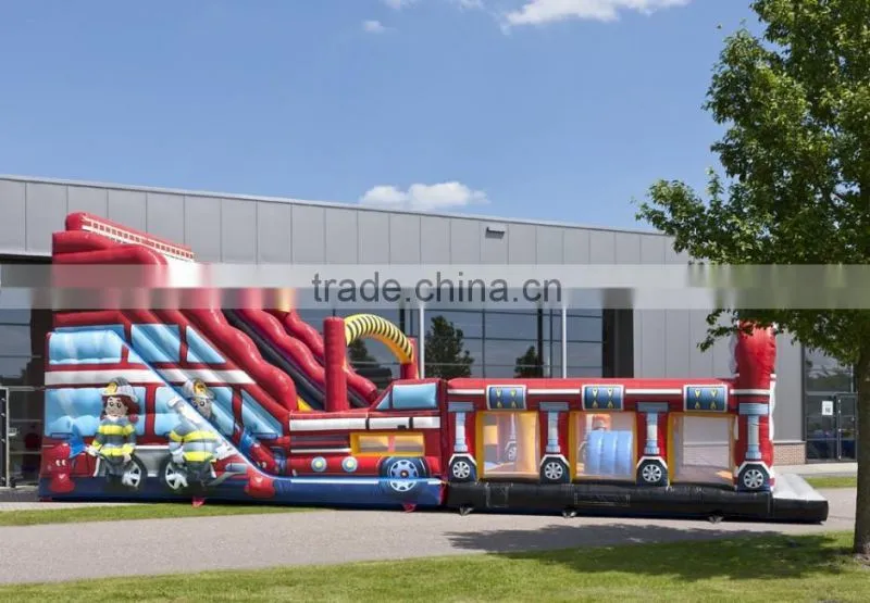 super large inflatable slide sale, superduty inflatable combi castle with slide for custom theme