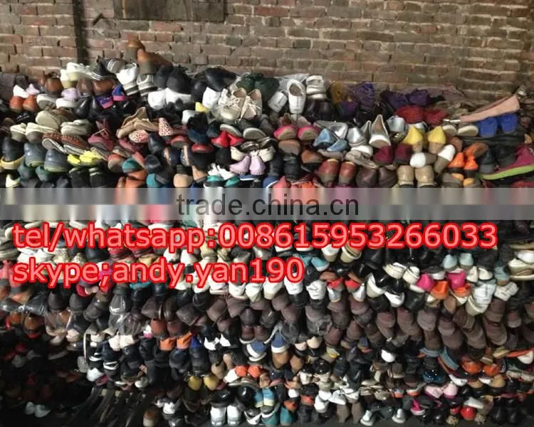 cream used clothing bale/second hand shoes for men and sport shoes