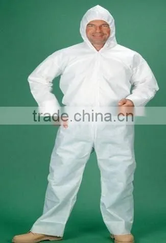 two pcs nonwoven protective coverall