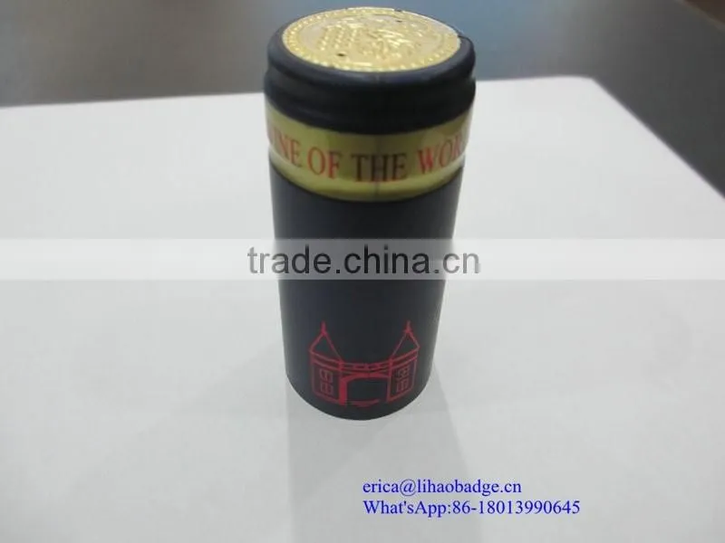 High Quality Colorful Clear Plastic Bottle Cap Shrink Wrap