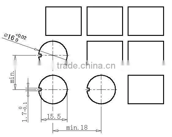 square head button