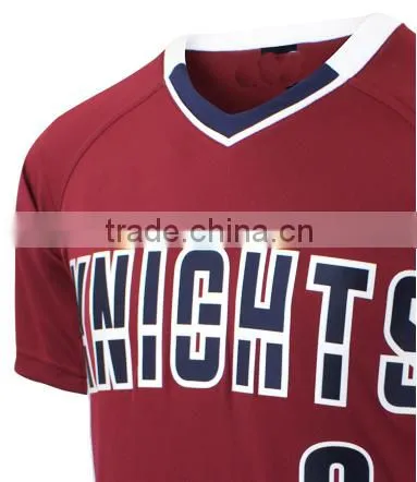 High quality sublimated volleyball team uniforms men's volleyball uniform red volleyball jersey