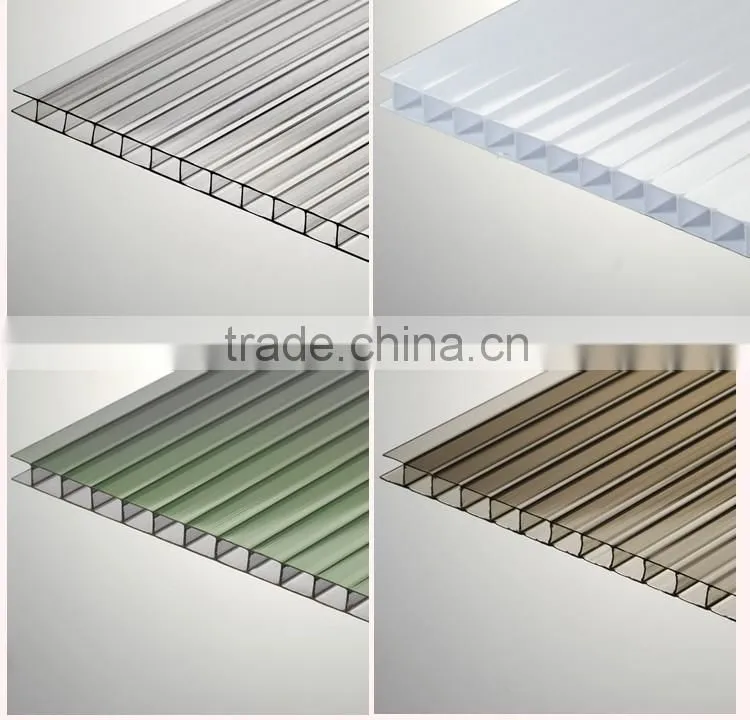 Opal Translucent Doublewall polycarbonate pc roof sheet