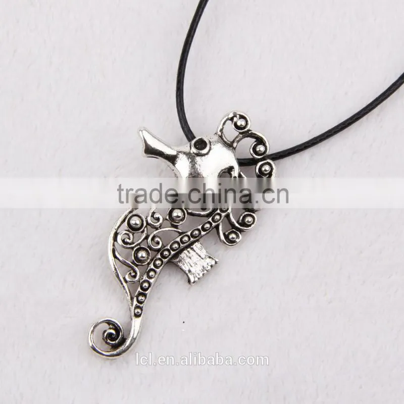 Made in China 2015 New Product Imitate Silver Sea Horse Fashion Necklace Fashion Jewelry