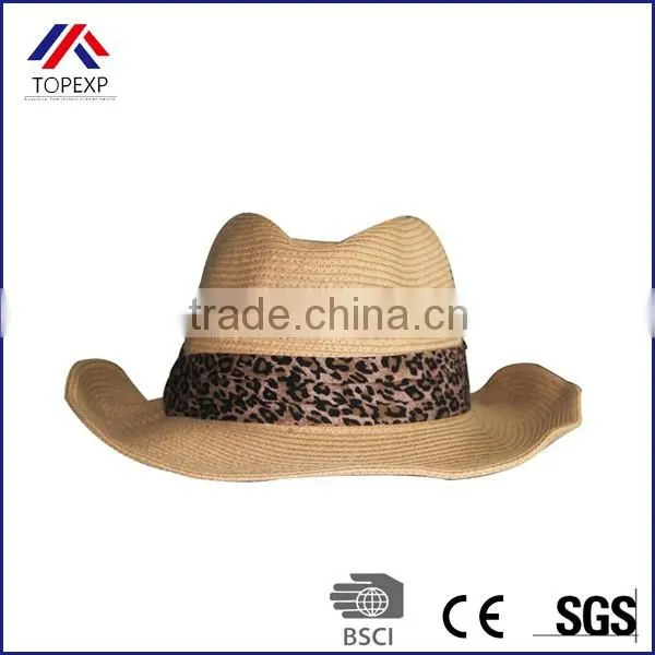 Folding Straw Cowboy Hat For Sale Fedora Straw Hat