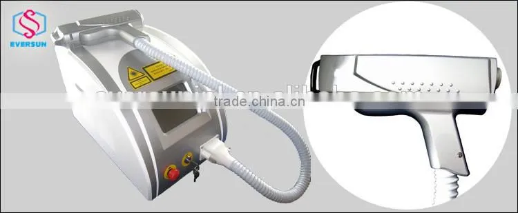 Q switch & Nd Yag laser tattoo removal 1064nm & 532nm with CE