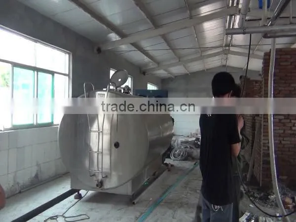 milk cooling tank, milk chiller, milk cooler