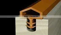 Wooden door and window rubber strip