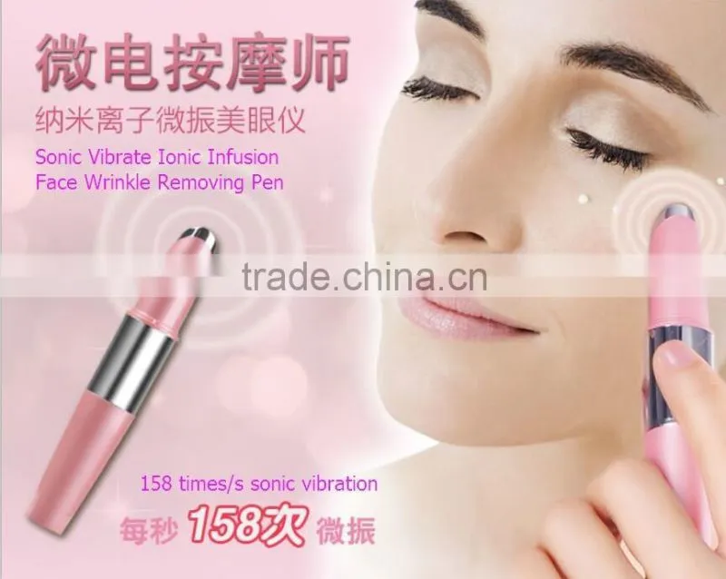 Handheld Iontophoresis portable beauty equipment anti wrinkle face massager