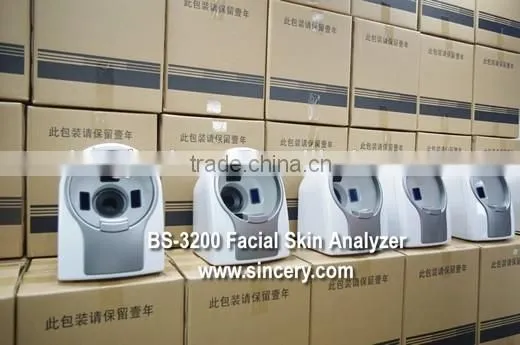 2016 portable newest 3d facial skin and hair analyzer magnifier machine