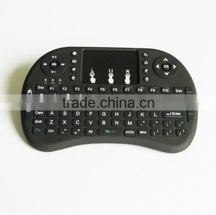 Mini Wireless Keyboard 2.4ghz English Air Mouse Keyboard Touchpad Remote Control For Android TV Box Notebook Tablet PC