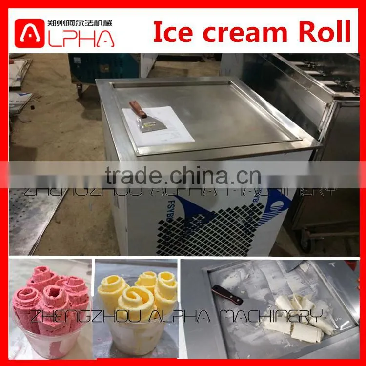 Thailand Flat Pan Ice Cream Roll Making Machine