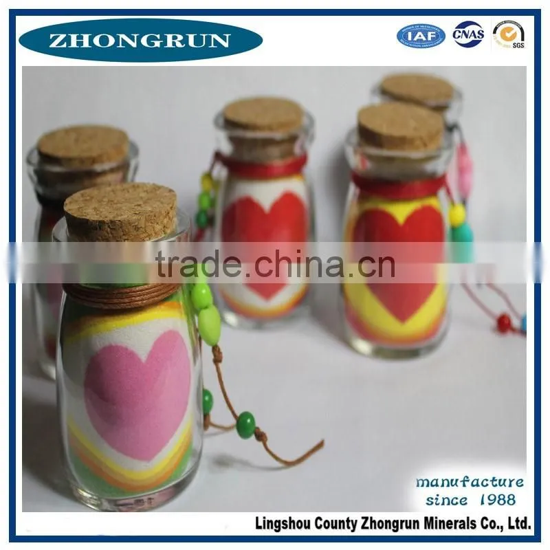natural color quartz sand/colored sand for sand art